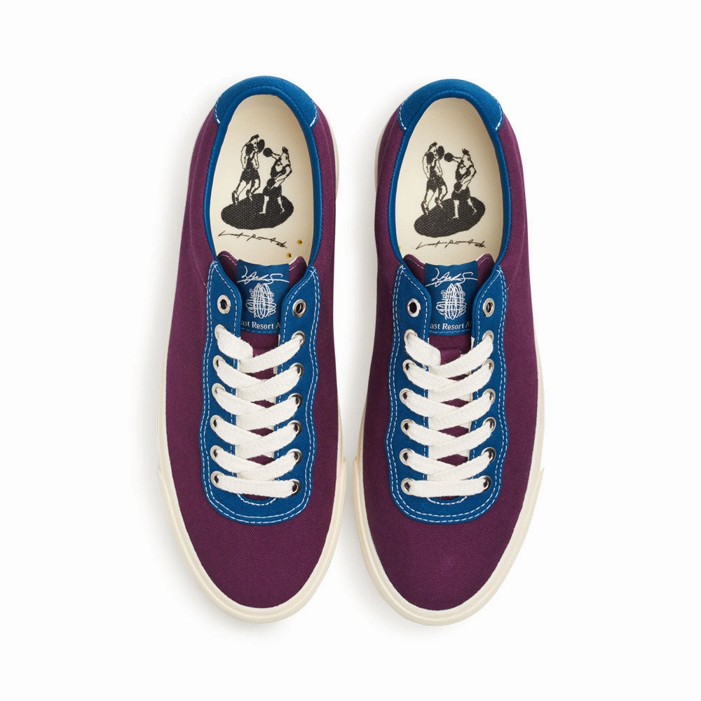 Last Resort X Julian Smith 'VM001 Canvas Lo' Skate Shoes (Plum / Dirty Blue) Cheapest Place To Buy Skate