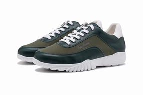 Waterproof Shoes Hong Kong Challenge 06   Green Men's Golf Shoes  CH006 02
