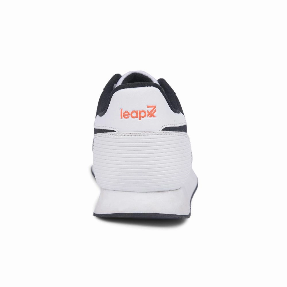 Leap7x Casual Black Lacing Sneakers For Men BACKAM-1E By Liberty Casual Shoes Plus Size