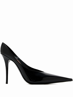 105mm leather pumps Strappy High Heel Platform Sandals