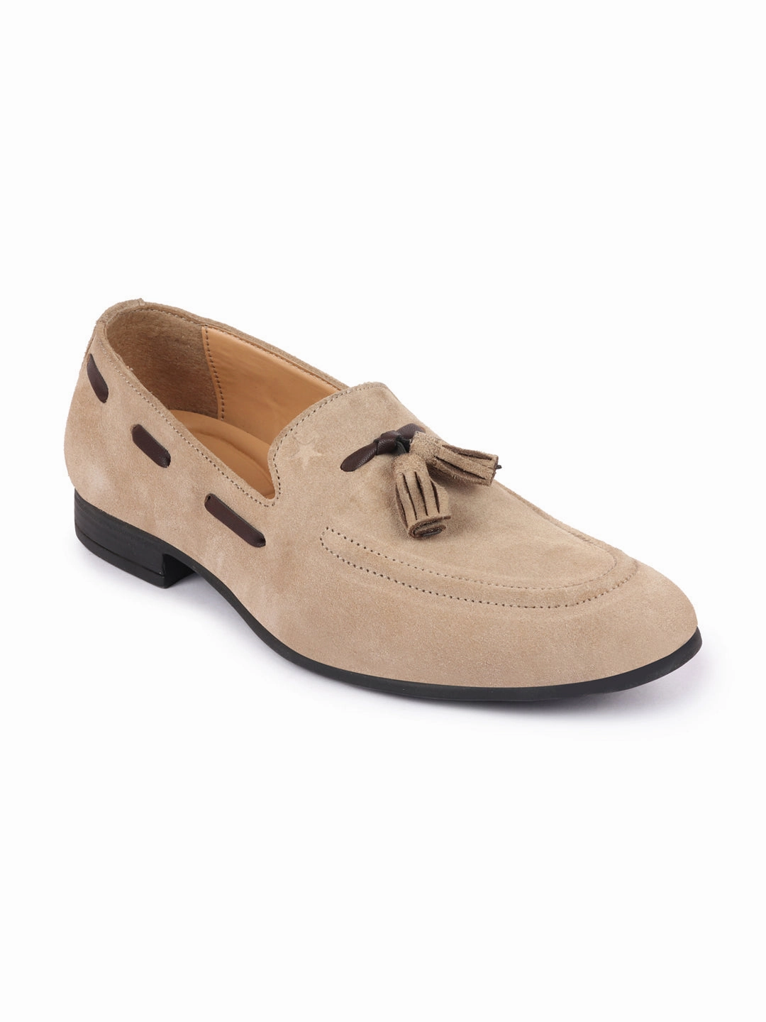 Men Cheeku Suede Leather Casual Tassel Loafer Shoes Merrell Shoes Casual