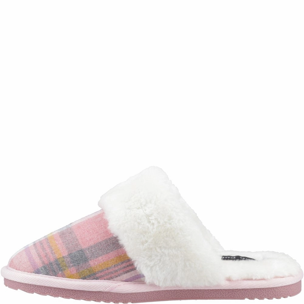 Size 13 Slippers Pink Arianna Plaid Slippers