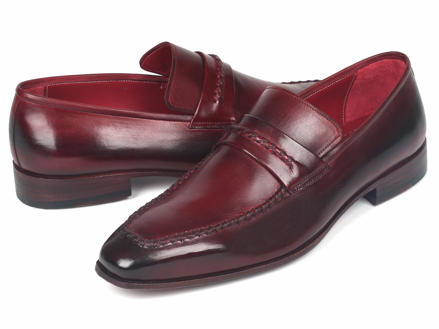Evolv Climbing Shoe Sizes Loafers Bordeaux, Handmade to order.