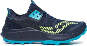Saucony Endorphin Rift Mens Trail Running Shoes - Navy Hiking Shoes For Inca Trail