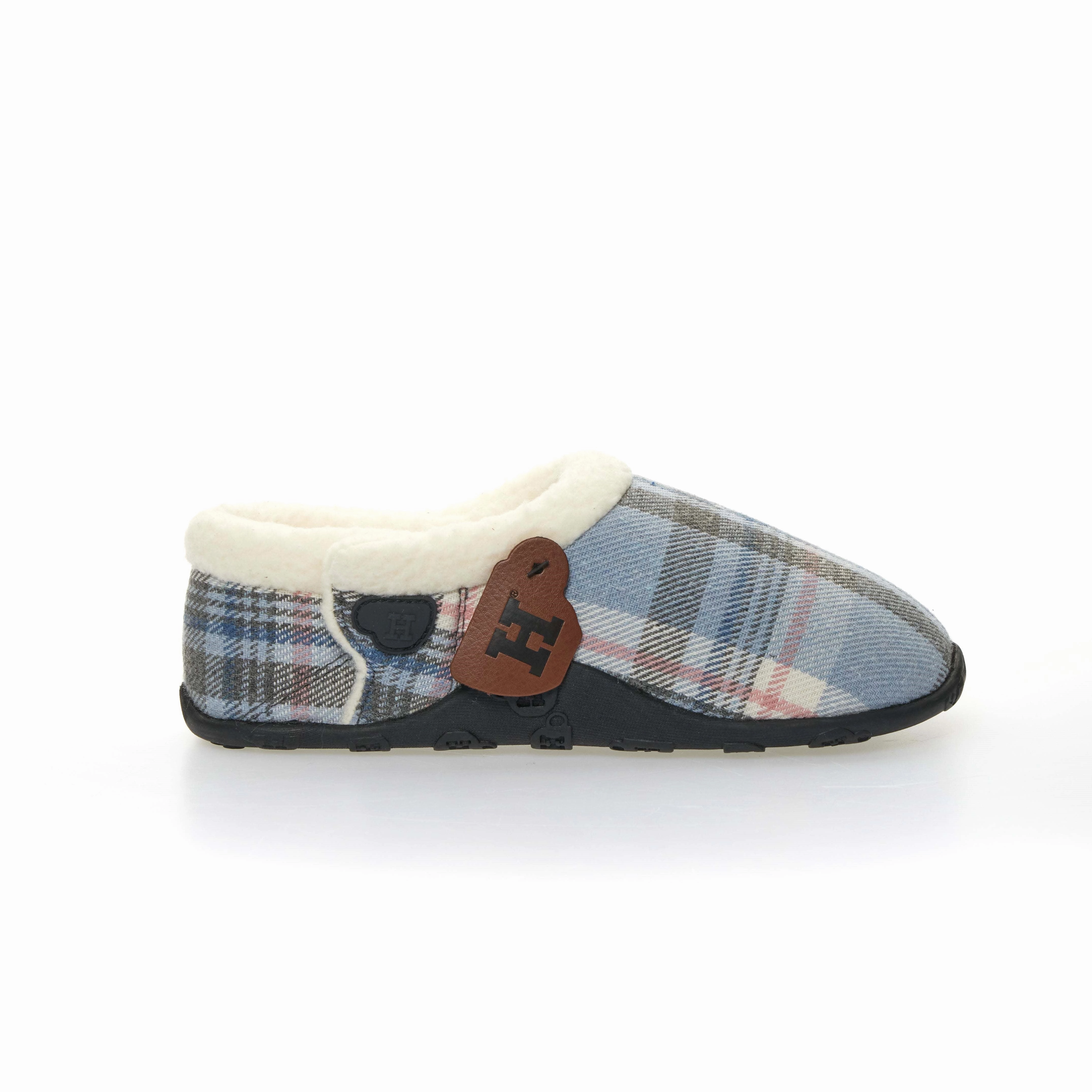 The Most Comfortable Slippers Maddie - Lavender Grey Check Women's Slippers