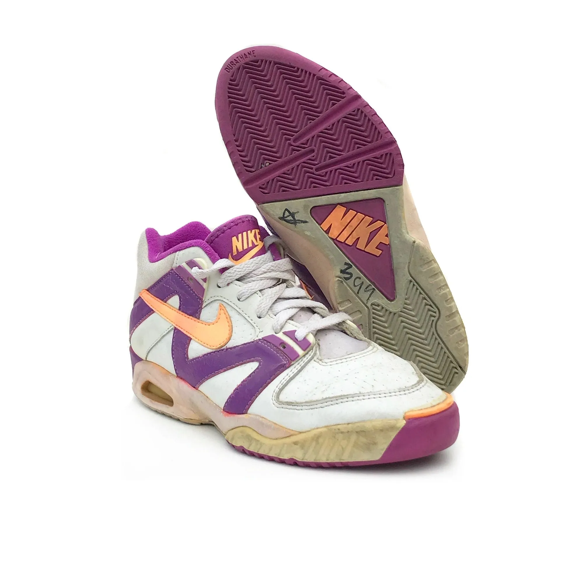 Smart Casual Sneakers Nike Air Tech Challenge III Original 1991 Size Women's 10