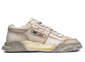 Maison Mihara Yasuhiro Leather Parker OG in White Badminton Shoes Characteristics