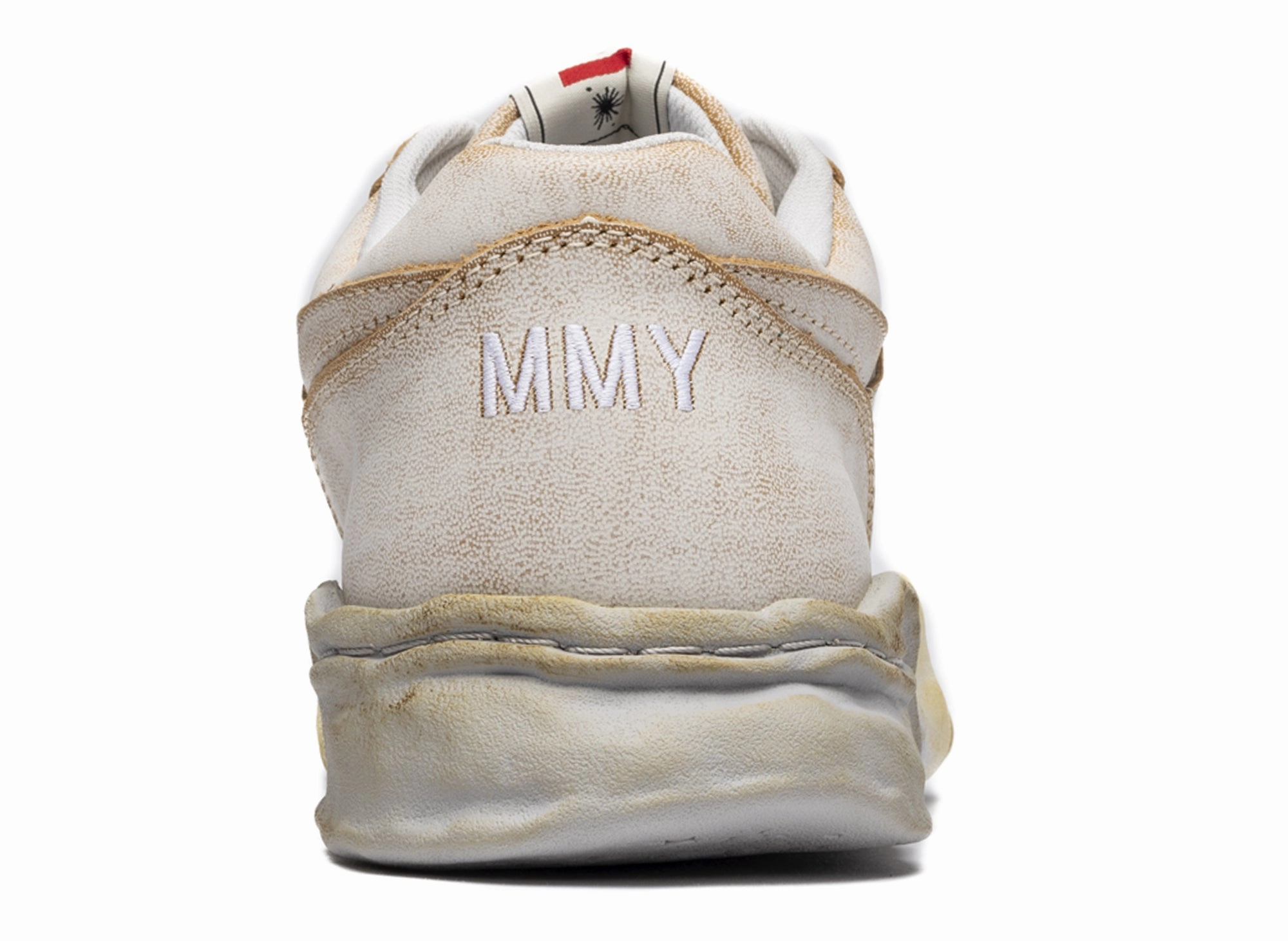 Maison Mihara Yasuhiro Leather Parker OG in White Squash Vs Badminton Shoes