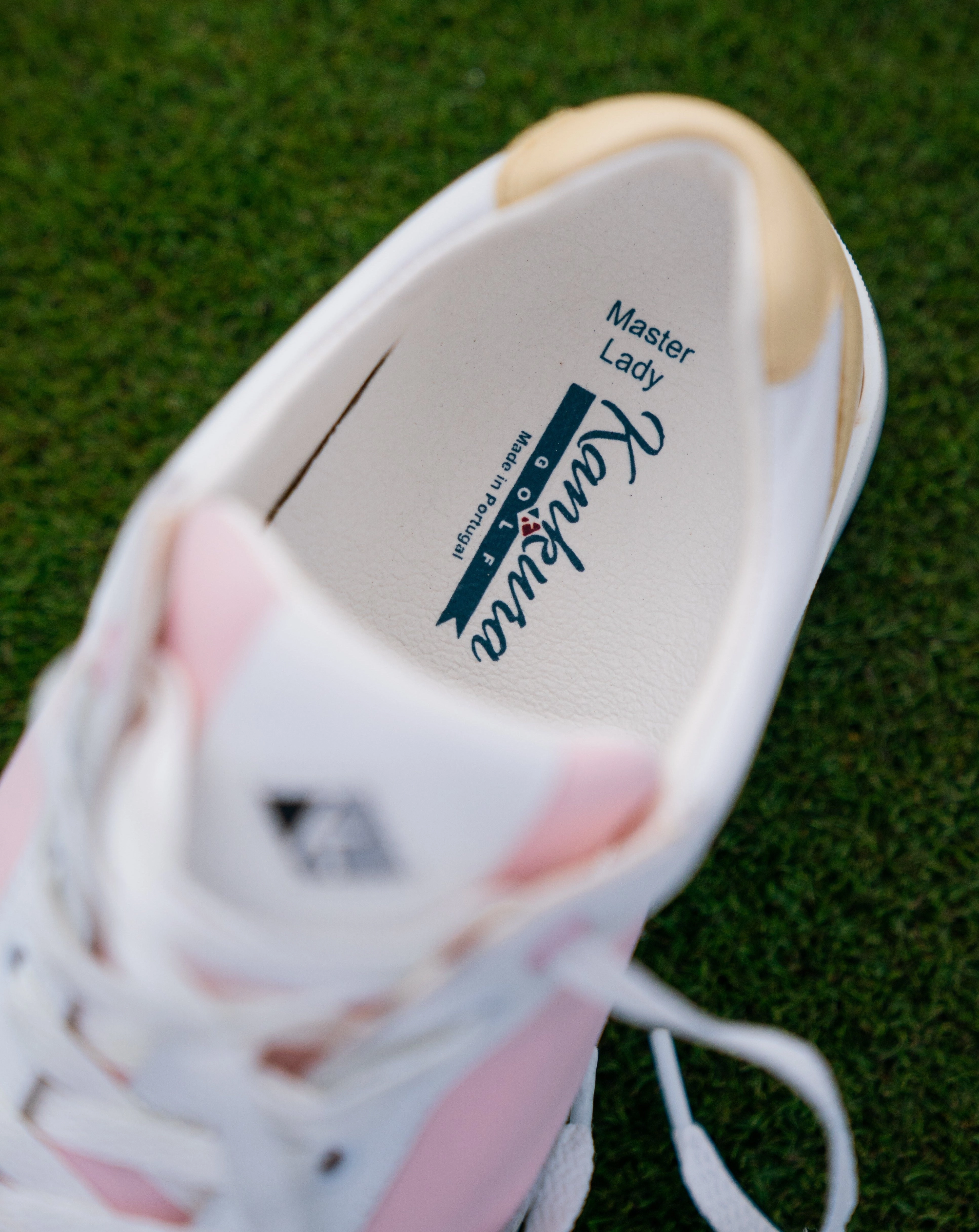 Master Lady 04 - Rose|White|Grey|Yellow   Women's Golf Shoes ML004 02 Replace Spikes Golf Shoes