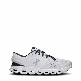 On Women's Cloud X 4 Sneaker in Ivory/Black Good Running Shoes For Pronators