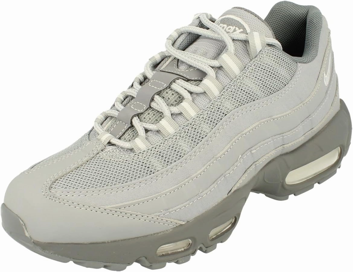 Back To The Future Nike Shoe Nike Air Max 95 Mens Running Trainers FJ4217 Sneakers Shoes (UK 6.5 US 7.5 EU 40.5, Wolf Grey White Cool Grey 001)