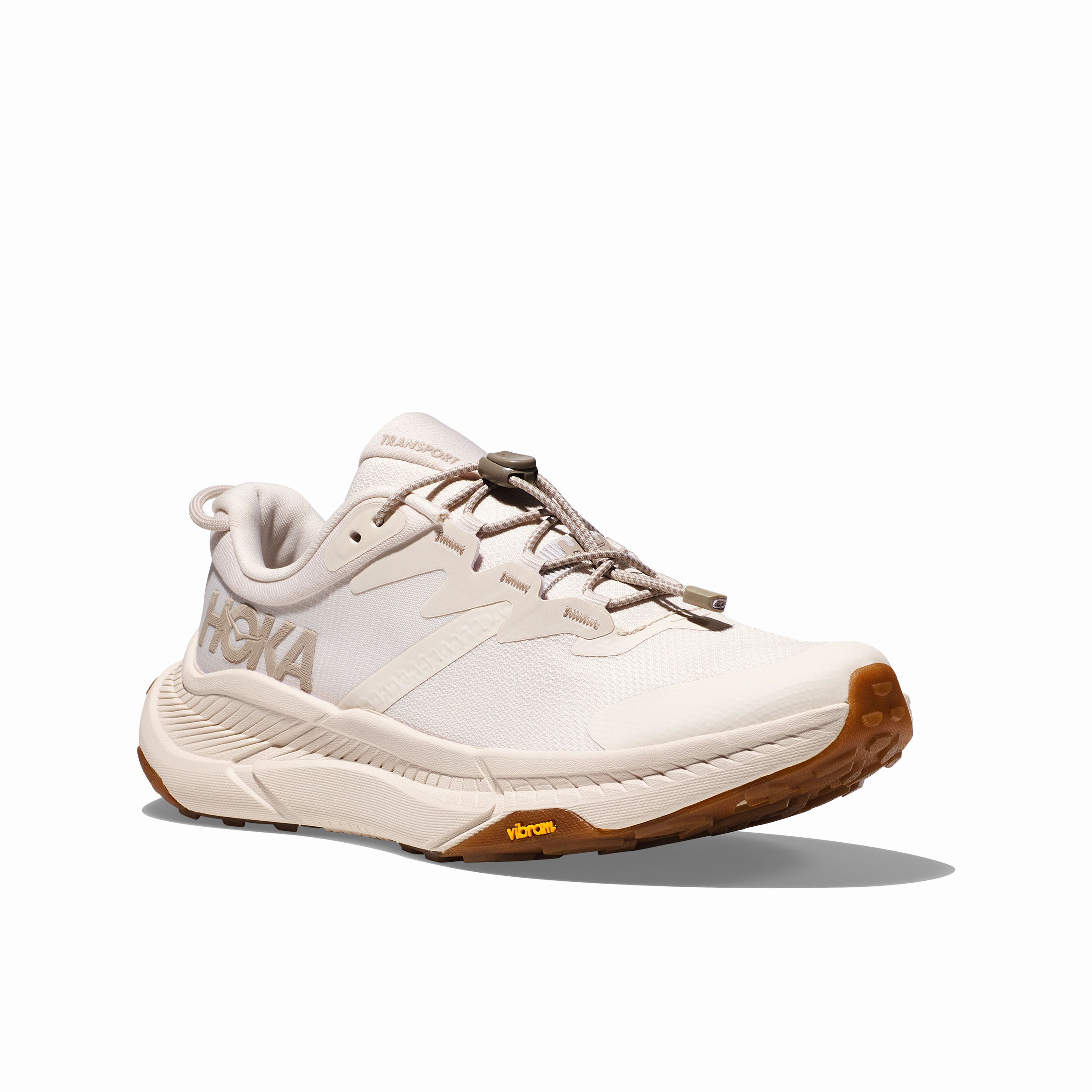 Trail Vs Road Running Shoes Women's - HOKA Transport - Eggnog/Eggnog