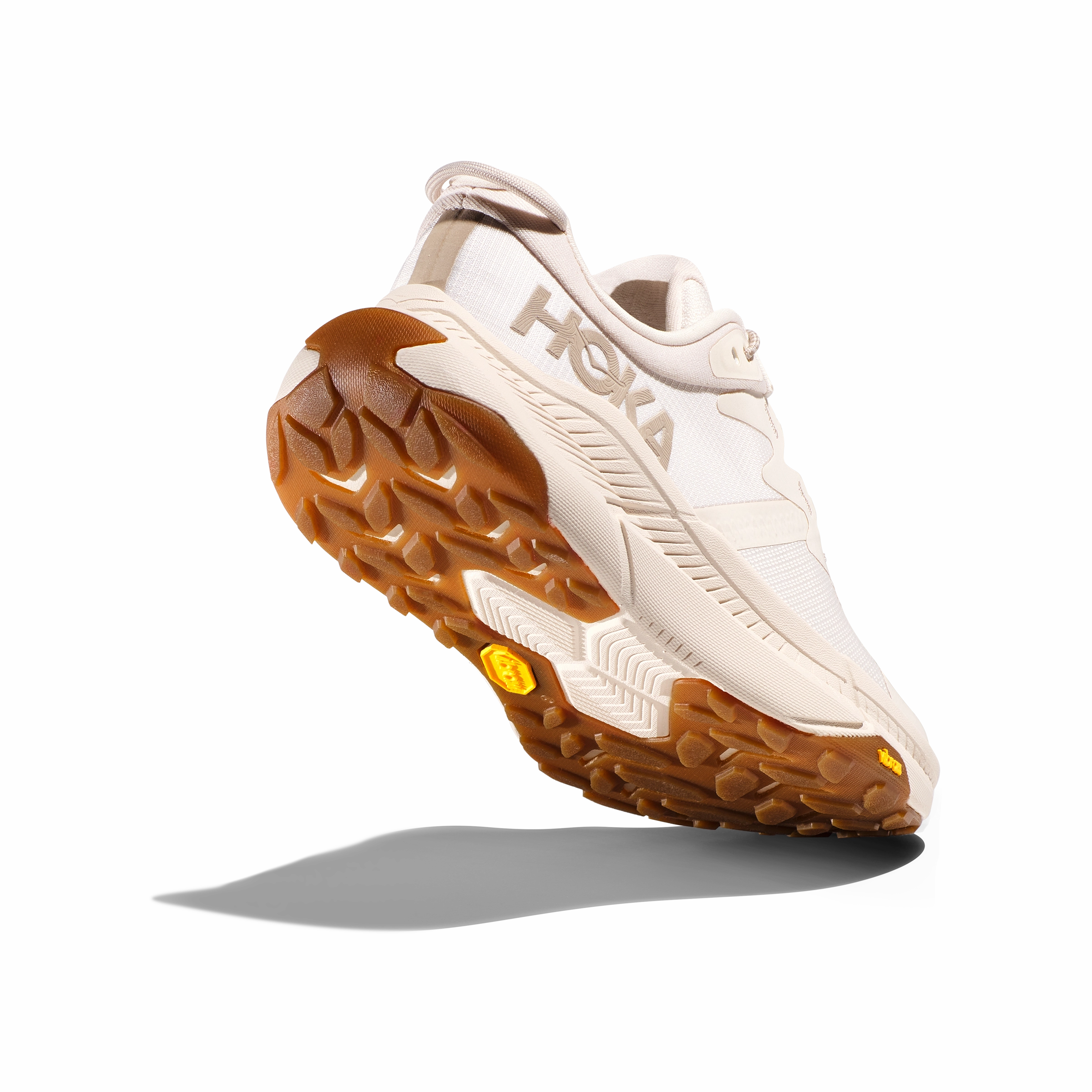 Women's - HOKA Transport - Eggnog/Eggnog Wide Fitting Running Shoes
