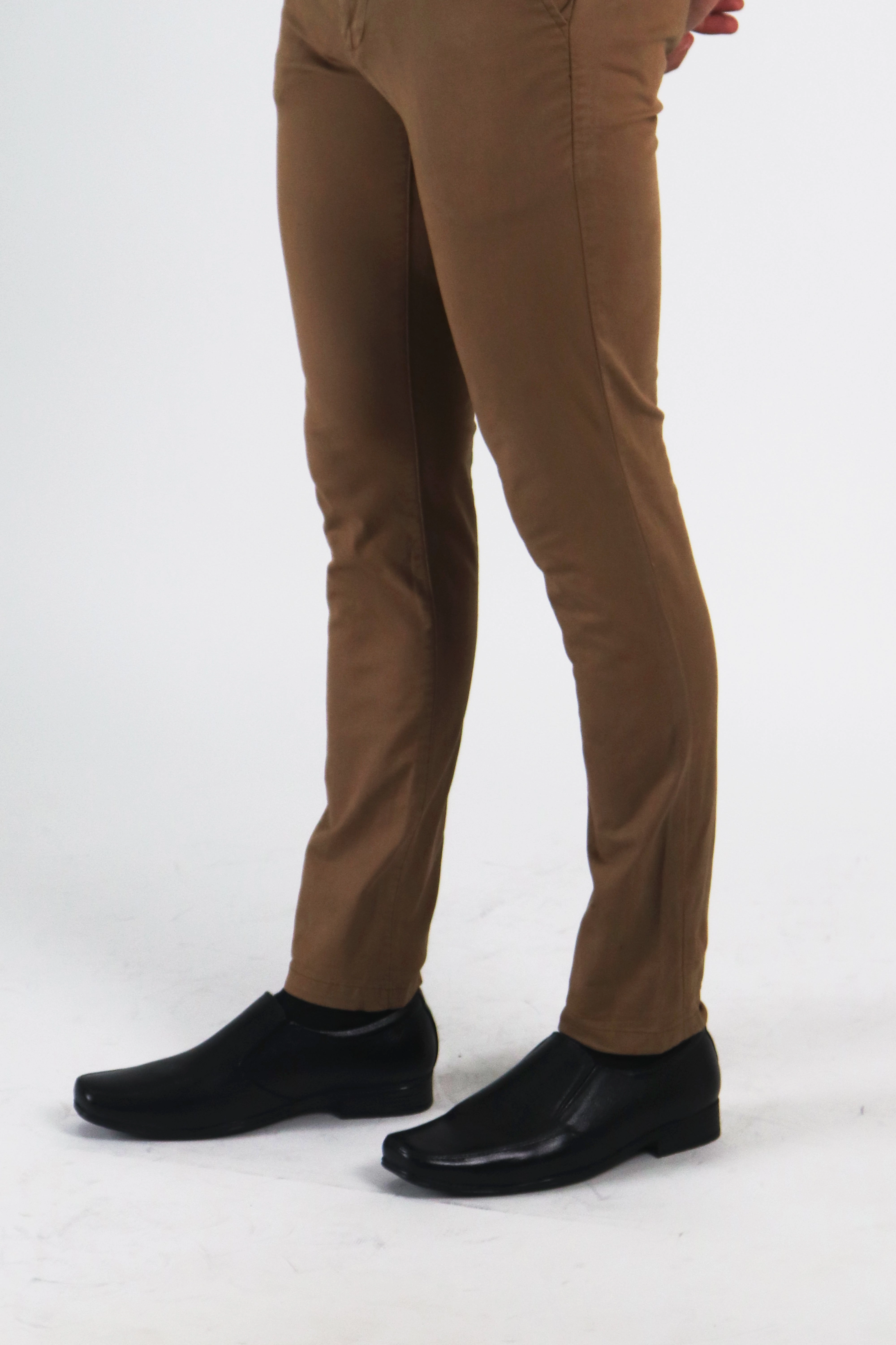 Men Black Genuine Leather Formal Office Work Broad Feet Slip On Shoes with Comfort EVA Pad Insole Hiking Shoes For Iceland