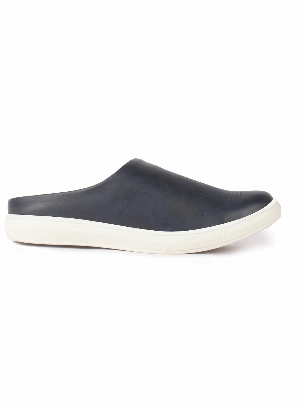 Gazelle Indoor Casual Shoes Men Blue Back Open Stylish Design Slip On Shoes