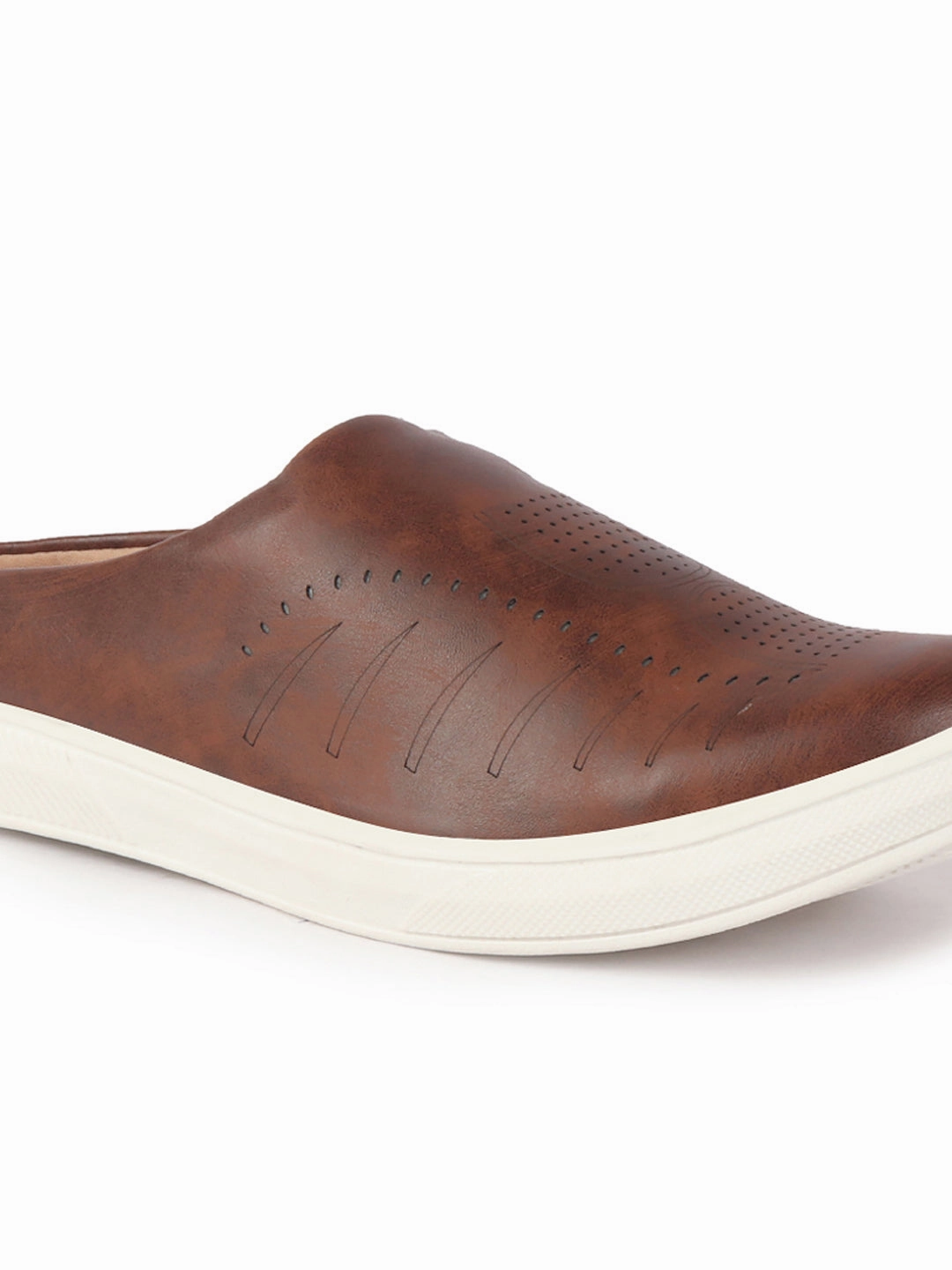 Converse Chuck Taylor Low Top Casual Shoes Men Brown Back Open Stylish Design Slip On Shoes