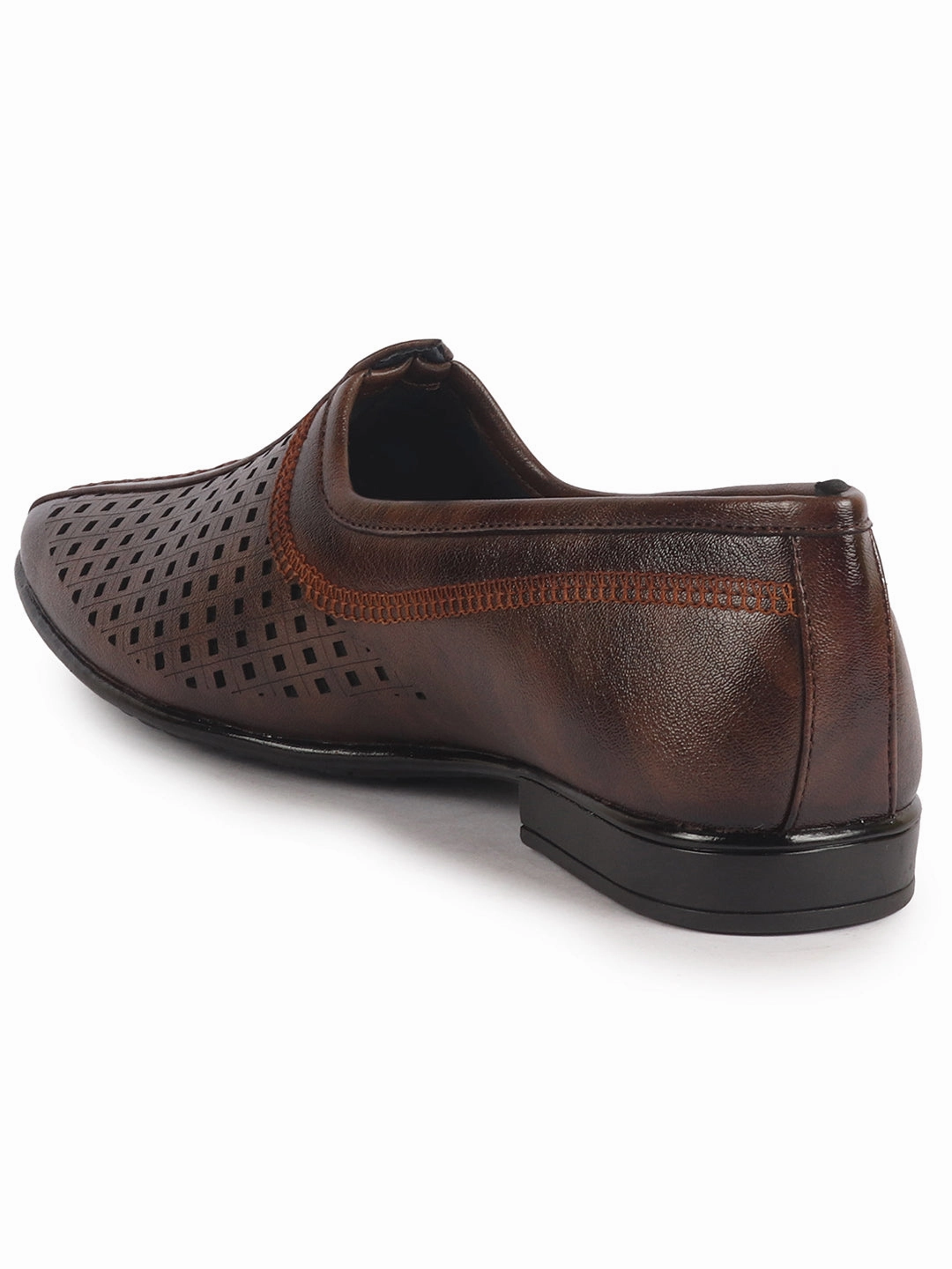 Men Brown Breathable Traditional Wedding Slip On Ethnic Juttis and Mojaris|Party Slip On Evening Shoes|Traditinal Kurta Shoes Hiking Shoes Wildcraft