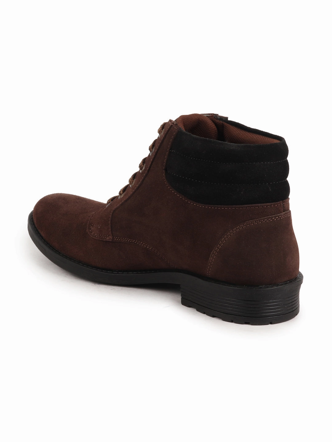 Men Brown Suede Leather Chukka High Ankle Boot For Biking|Hiking|Trekking Waterproof Spray For Hiking Shoes