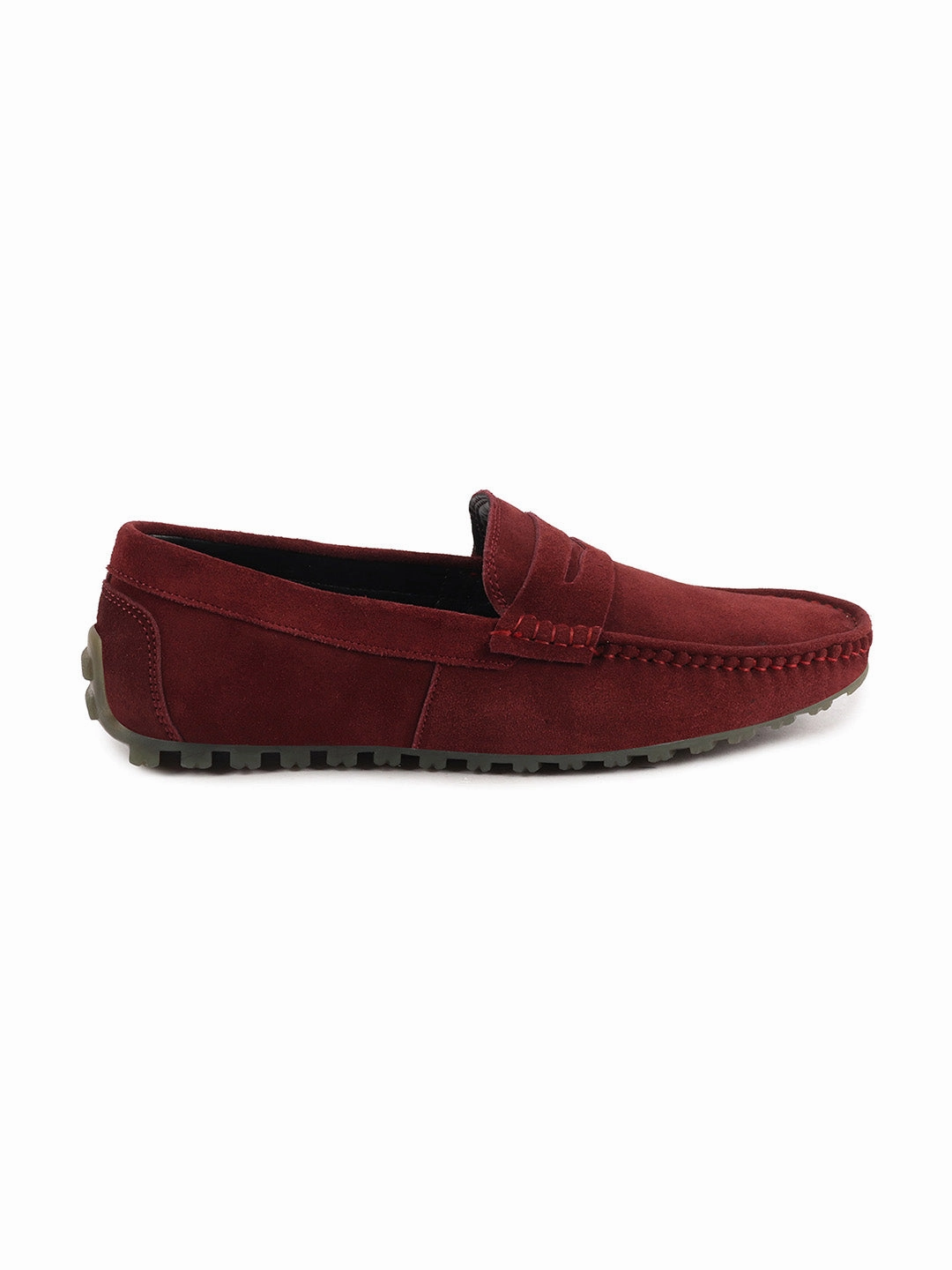 Men Cherry Suede Leather Side Stitched Slip On Driving Loafers and Mocassin Air Max 95 Recraft Casual Shoes