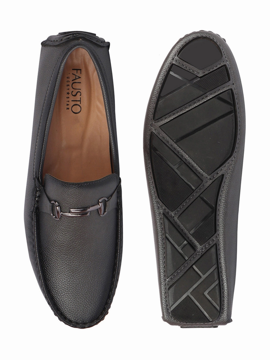 Men Grey Hand Stitched Horsebit Buckle Loafer and Moccasin Driving Shoes Casual Shoes Ireland