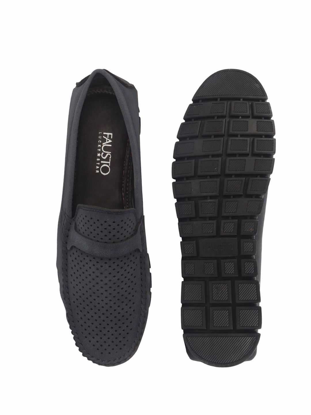 Men Laser Cut Suede Slip-On Shoe Driving Loafers Breathable Shoe with Memory Cushioned Insole All Day Long Comfortable Best Casual Shoes For Office