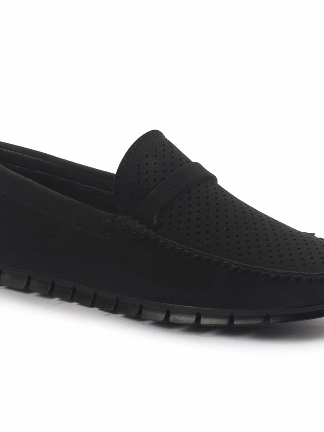 Ara Casual Shoes Men Laser Cut Suede Slip-On Shoe Driving Loafers Breathable Shoe with Memory Cushioned Insole All Day Long Comfortable