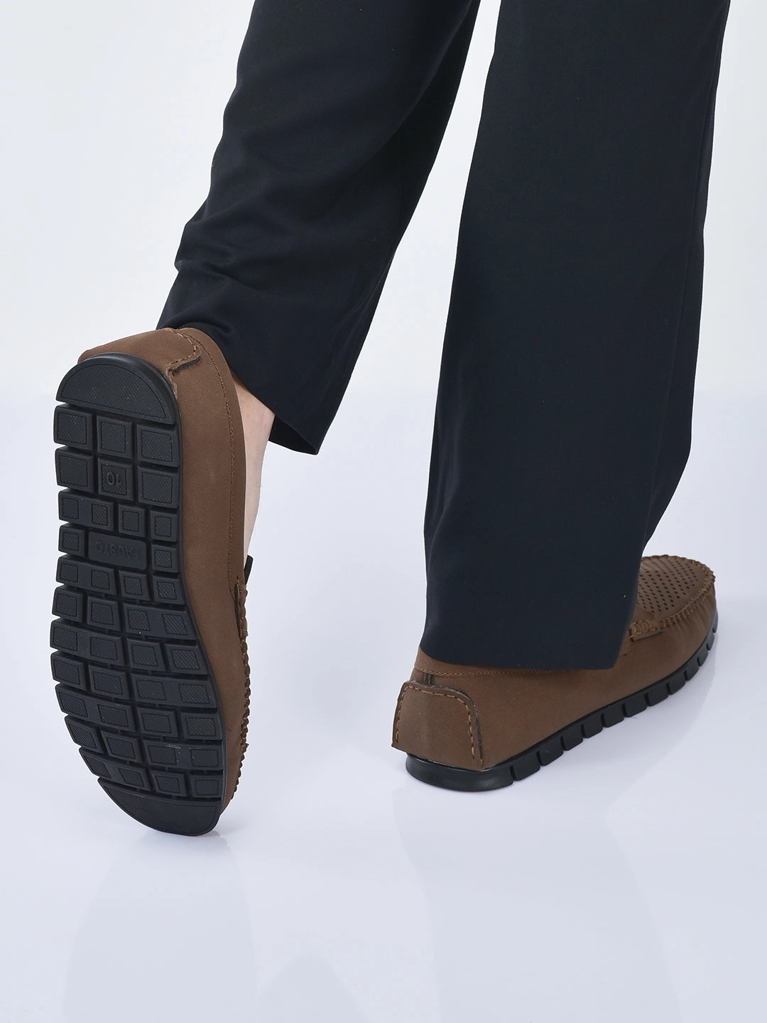 Men Laser Cut Suede Slip-On Shoe Driving Loafers Breathable Shoe with Memory Cushioned Insole All Day Long Comfortable Casual Shoes Trends Ins