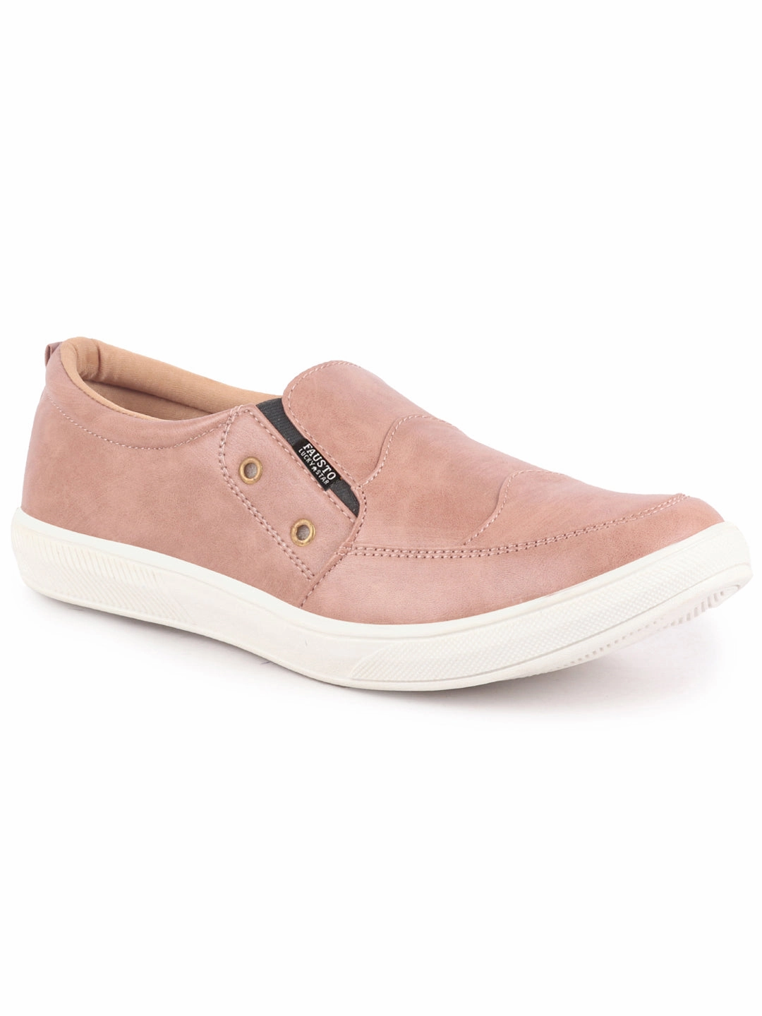 Formal Dress And Casual Shoes Men Rodiyo Dual Eyelet Detail Slip-On Casual Loafers Rubber Sole | Lightweight Walking Shoes