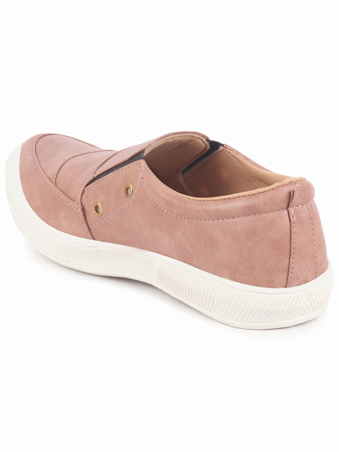 Men Rodiyo Dual Eyelet Detail Slip-On Casual Loafers Rubber Sole | Lightweight Walking Shoes Roshe One Casual Shoes