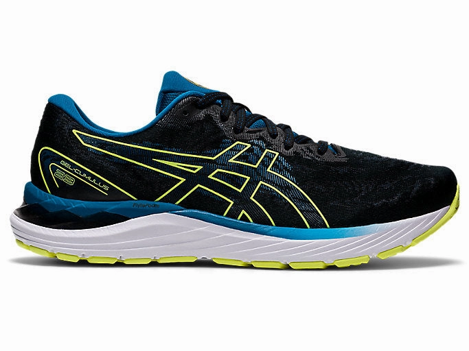 Asics Running Shoes Promo Code Men's Asics Gel-Cumulus 23, Black/Glow Yellow, 8.5 D Medium