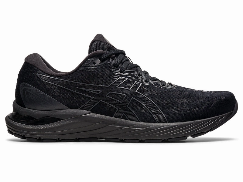 Men's Asics Gel-Cumulus 23, Black/Graphite Grey, 11.5 D Medium Ortholite Shoes Asics