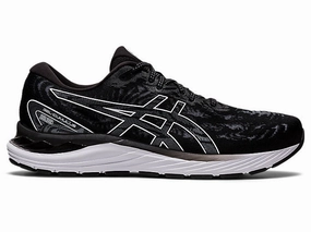 Asics Shoes Kayano 25 Men's Asics Gel-Cumulus 23, Black/White, 10.5 4E Extra Wide