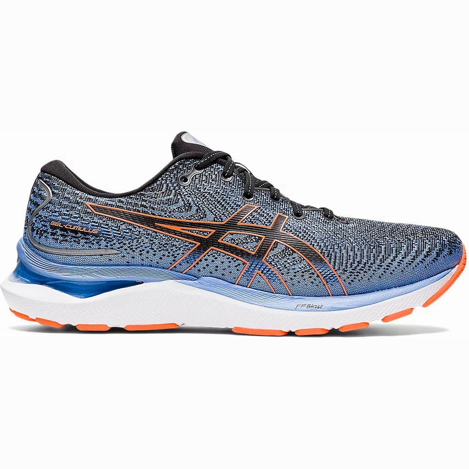 Asics 54 Wrestling Shoes Men's Asics GEL-Cumulus 24, Black/Shocking Orange, 13 D Medium