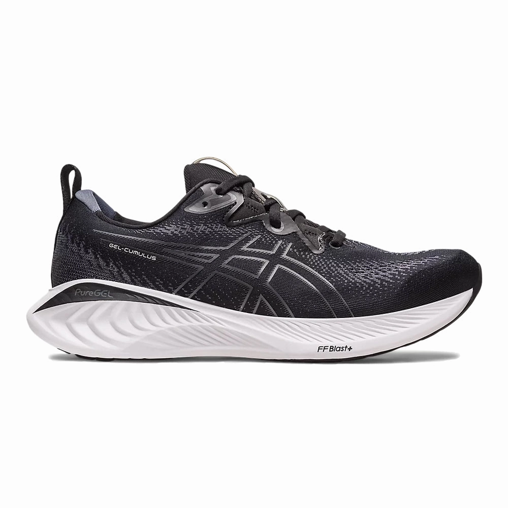 Men's Asics Gel-Cumulus 25, Black/Carrier Grey, 11.5 D Medium Asics Breathable Shoes