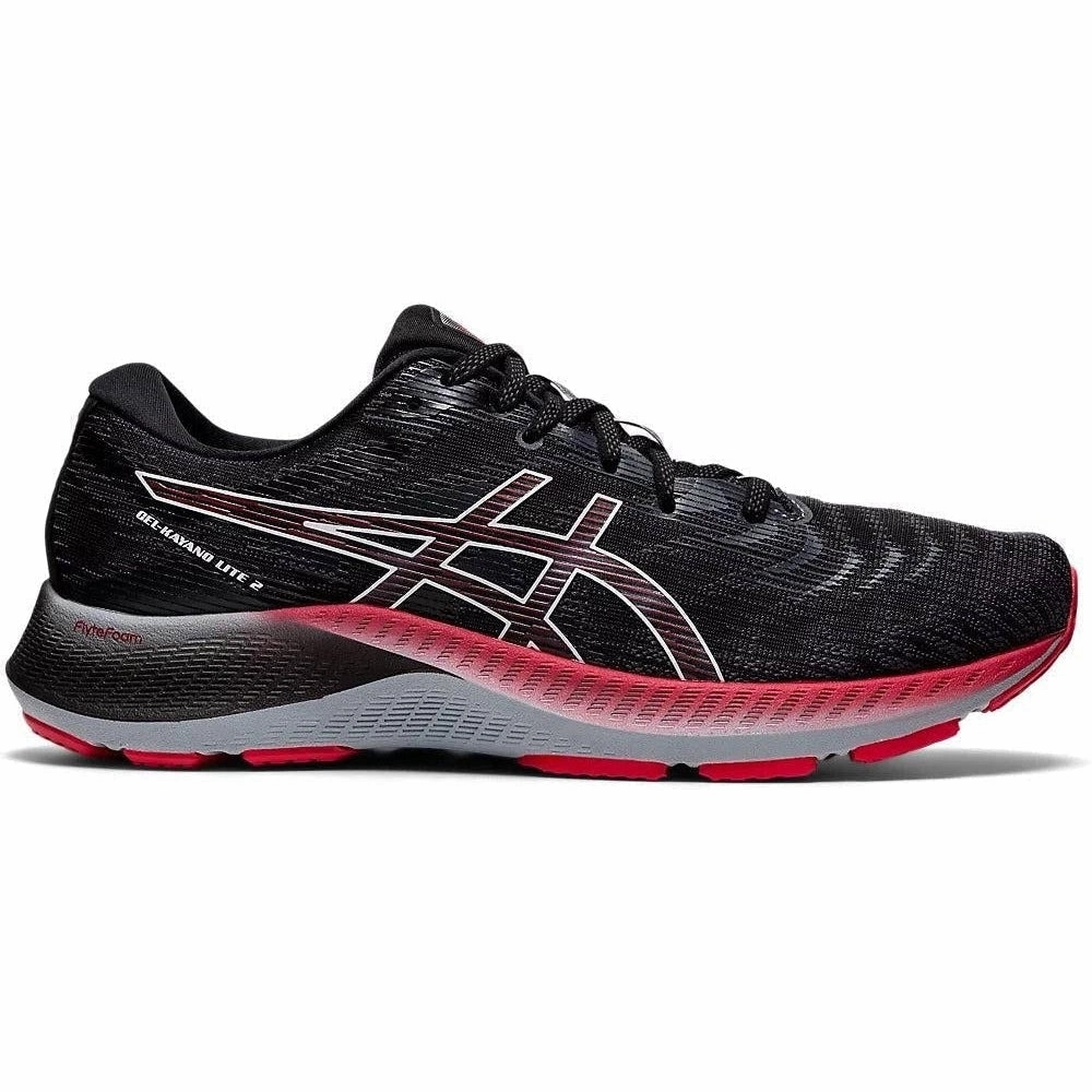 Men's Asics Gel-Kayano Lite 2, Black/White, 11.5 D Medium Wash Asics Shoes