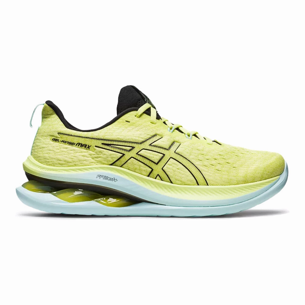 Asics Training Shoes Men's Asics Gel-Kinsei Max, Glow Yellow/Black, 12.5 D Medium