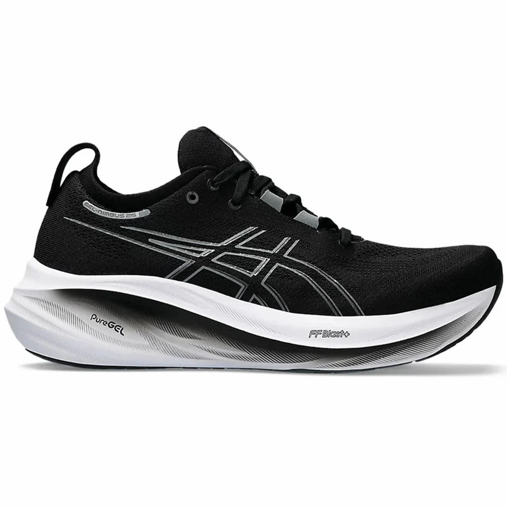 Asics Nimbus 17 Running Shoes Men's Asics Gel-Nimbus 26, Black/Graphite Grey, 11.5 2E Wide