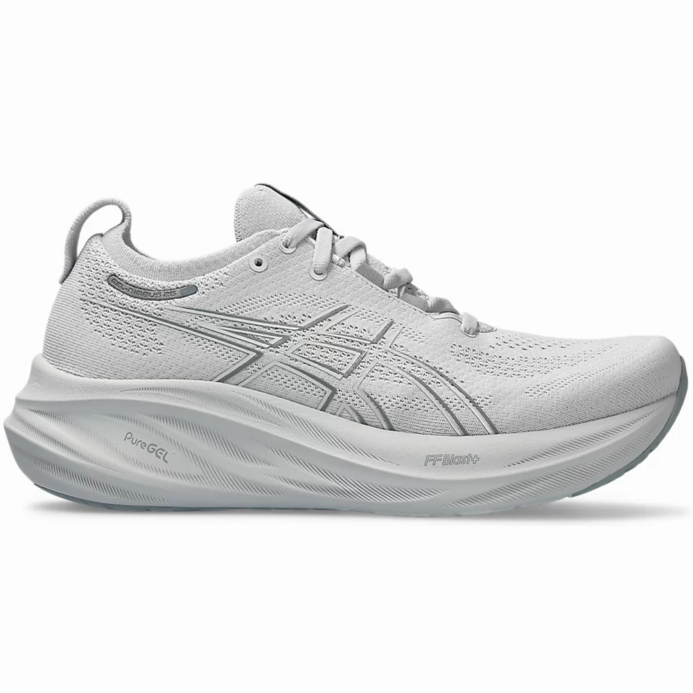 Custom Asics Tennis Shoes Men's Asics GEL-Nimbus 26, Concrete/Pure Silver, 12.5 D Medium