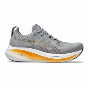 Men's Asics GEL-Nimbus 26, Sheet Rock/Thunder Blue, 10.5 D Medium Asics Dave Schultz Shoes