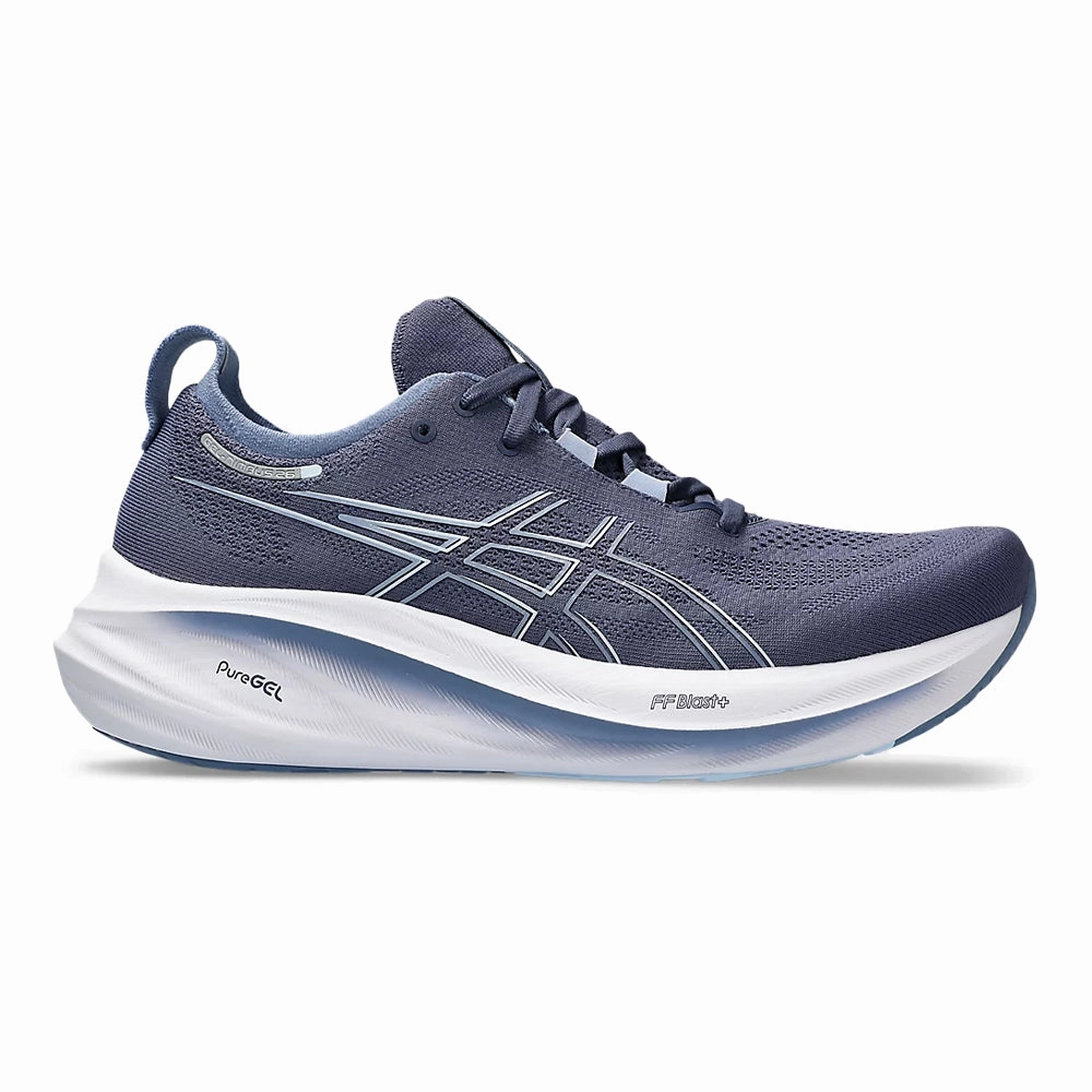 Asics Nimbus 25 Shoes Men's Asics GEL-Nimbus 26, Thunder Blue/Denim Blue, 11.5 D Medium