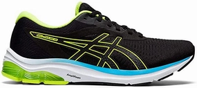 Overpronation Shoes Asics Men's Asics Gel-Pulse 12, Black/Hazard Green, 13 D Medium