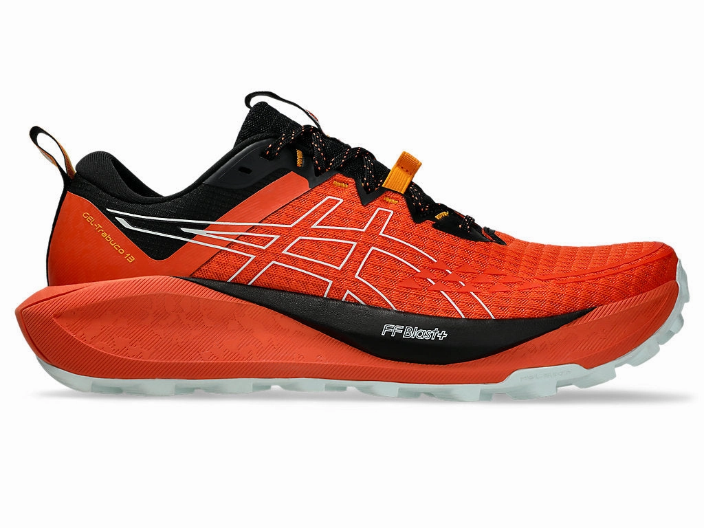 Men's Asics Gel-Trabuco 13, Nova Orange/Pure Aqua, 11.5 D Medium Asics Nyc Marathon Shoes