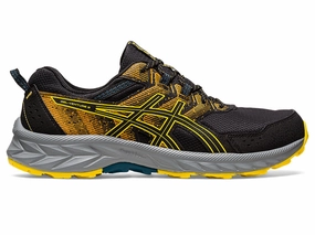 Eilish Mccolgan Asics Shoes Men's Asics Gel-Venture 9, Black/Golden Yellow, 11.5 D Medium