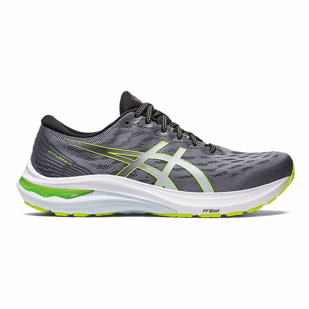 Men's Asics GT-2000 11, Metropolis/Lime Zest, 10 D Medium Asics Shoes Quantum 180