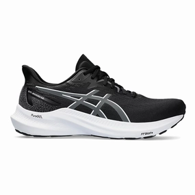 Men's Asics GT-2000 12, Black/Carrier Grey, 13 2E Wide Asics Structured Shoes
