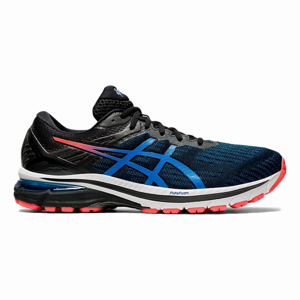 Men's Asics GT-2000 9, Black/Directoire Blue, 11 D Medium Coupons For Asics Running Shoes