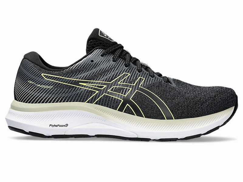 Men's Asics Gt-4000 3, Black/Glow Yellow, 11.5 2E Wide Asics Shoes Sale Amazon