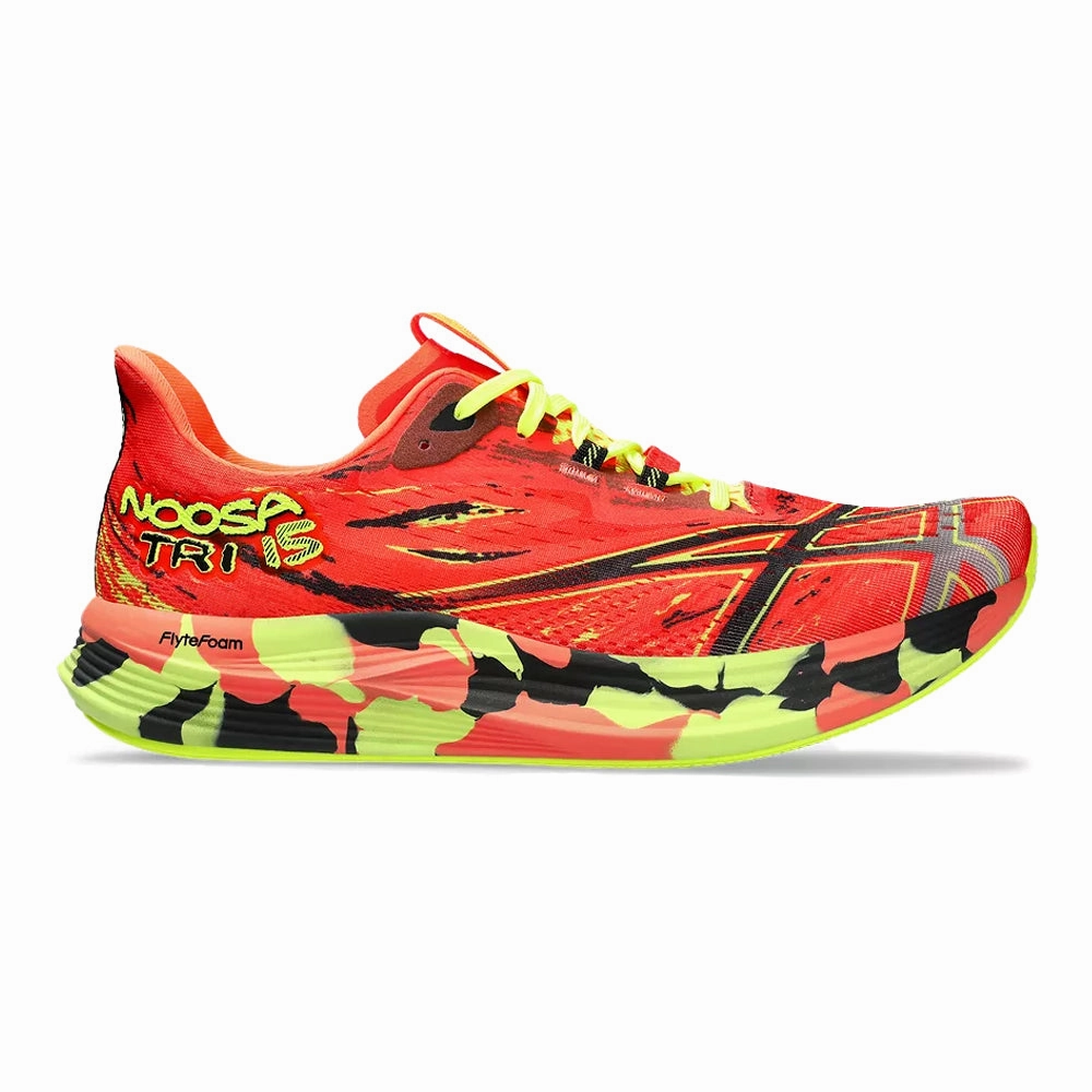 Asics Tennis Shoes Gel Challenger Men's Asics Noosa Tri 15, Sunrise Red/Black, 8.5 D Medium