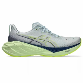 Asics Shoes Wide Men's Asics Novablast 4, Cool Grey/Blue Expanse, 11 D Medium