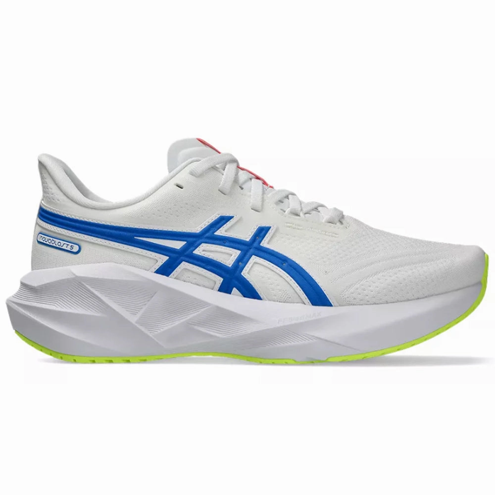 Asics Shoes Pakistan Men's Asics Novablast 5 ATC, White/Tuna Blue, 9.5 D Medium